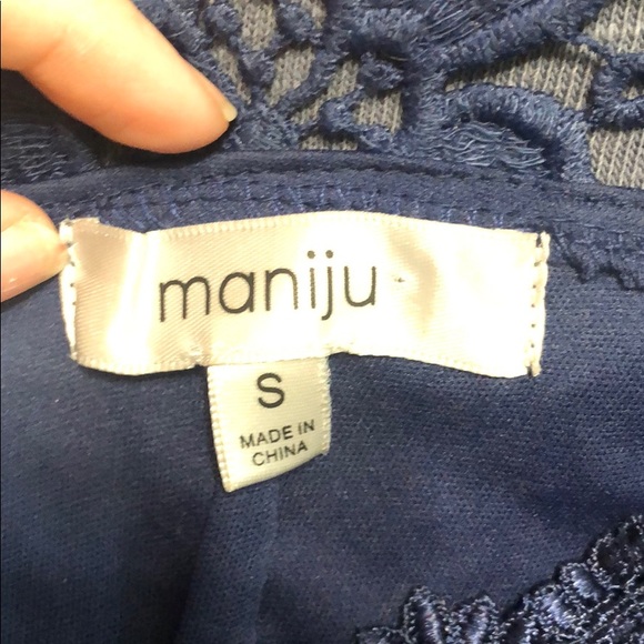 Saved By The Dress Navy Lace Dress - Picture 3 of 6